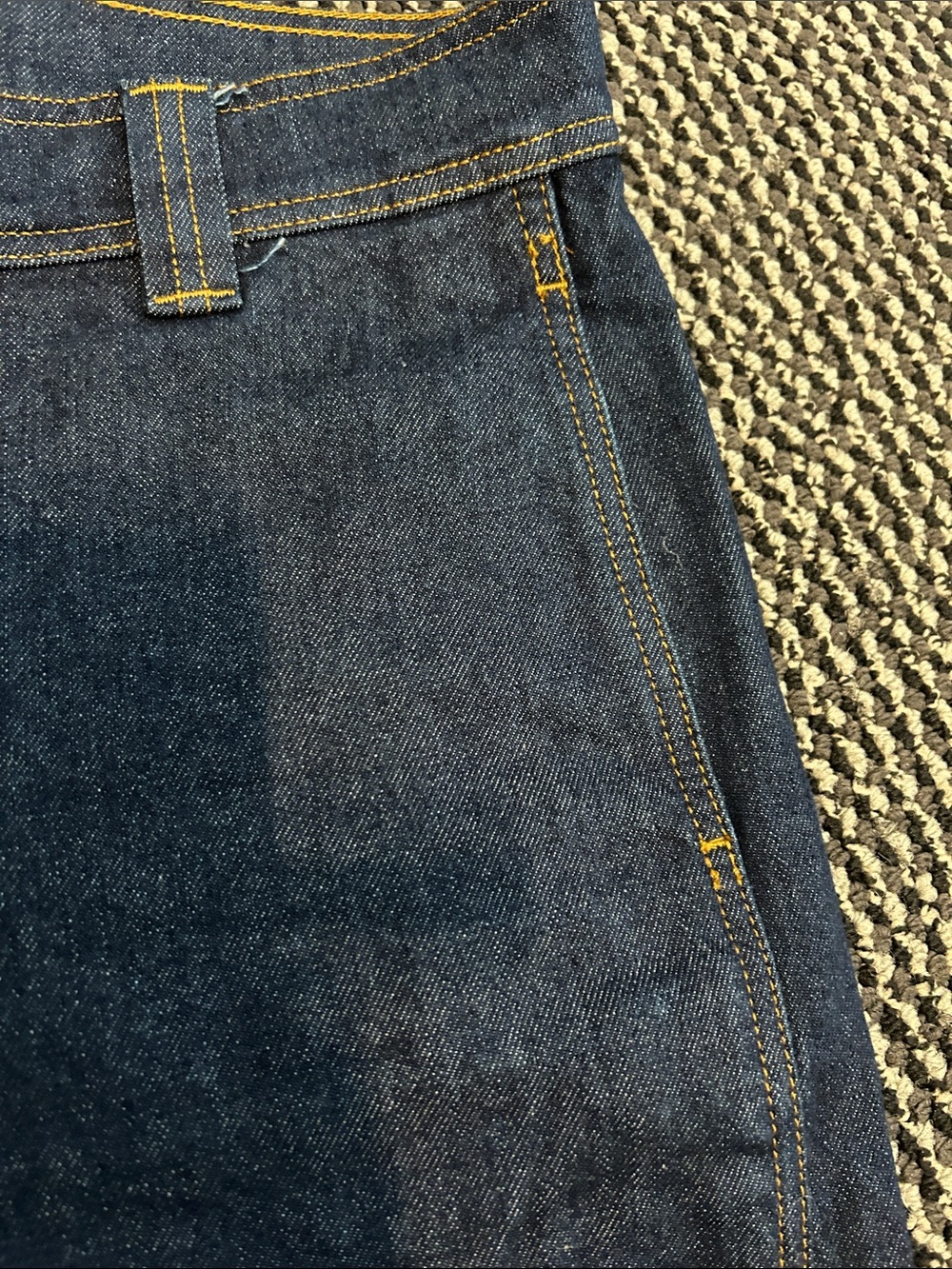 LOFT Dark Blue wideLeg Women's Jeans - Picture 3 of 7